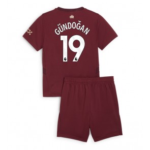 Manchester City Ilkay Gundogan #19 Dětské Alternativní dres komplet 2024-25 Krátký Rukáv (+ trenýrky)